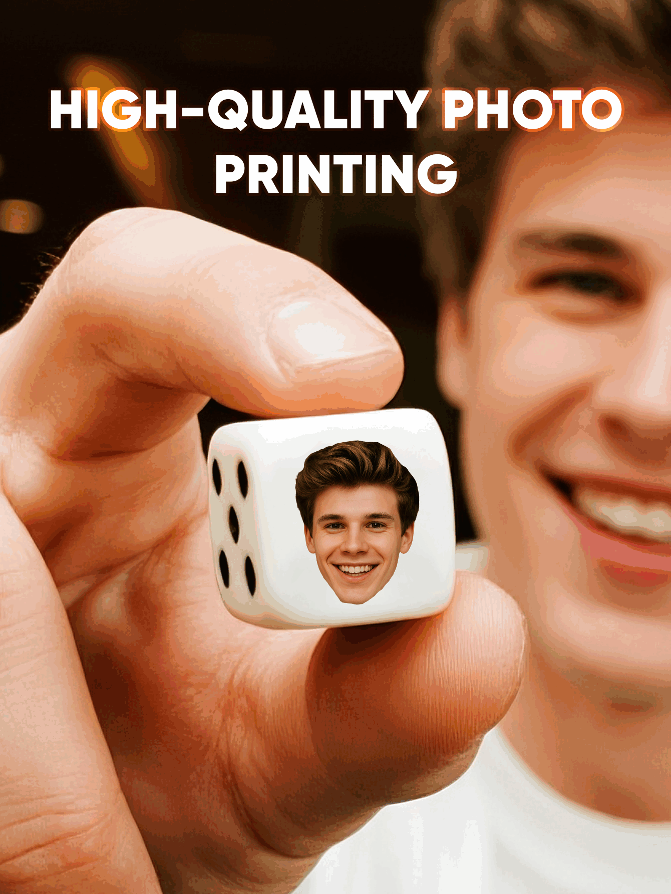 Custom Face Dice Personalized  - đánh giá và giá Party Games For Christmas
